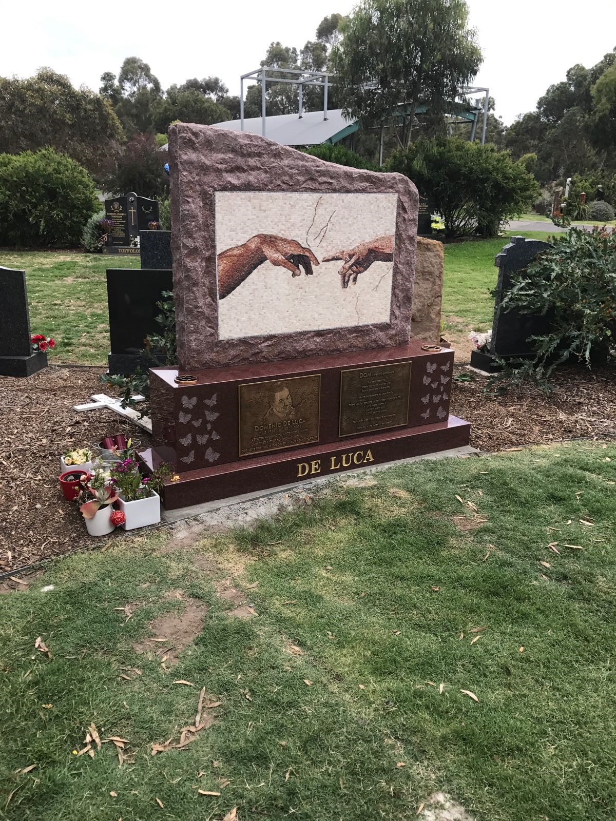 Memorial Headstones Melbourne Engraved Rock Headstone Graves